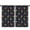 Black Dinosaurs Space, variant on Blackout Kids Curtains,Black Dinosaurs Space Surfing Pattern Childrens Insulated Curtains Set Of 2,Bedroom Essentials,Toddler Room Decor 42"x54"