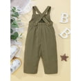 thumbnail image 3 of Bagilaanoe Toddler Baby Girl Boy Jumpsuit Sleeveless Romper Suspender Overalls 6M 12M 18M 24M 3T 4T Long Pants Outfits, 3 of 9