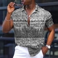 thumbnail image 1 of Ropa de playa de coco hawaiana de moda para hombre, ropa informal con gráficos florales en HD, suaves y cómodas, blusas de talla grande, nuevo estilo, 1 of 6
