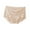 Beige, variant on GHSOHS Womens Underwear Brief Bikini Panties Women Underwear Women's No Show Soft Panties Underwear Seamless Mid Waist Breathable Solid Triangle Shorts Underpants Hipster Panty Yellow Boyshorts P,2XL