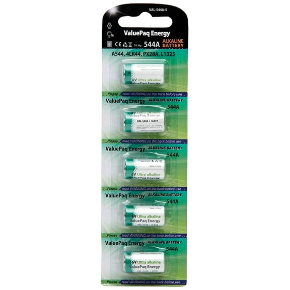 Dantona Val-544a-5 Valuepaq Energy 544a Alkaline Cylindrical Cell , 5 Pk