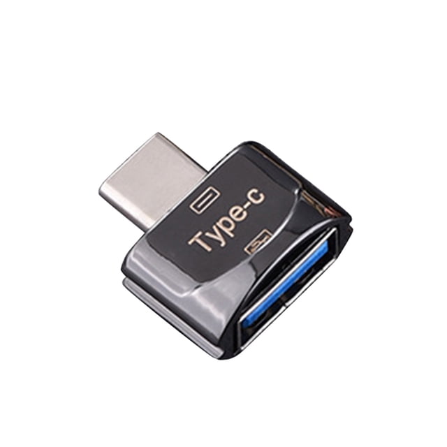 Lector de tarjetas Methold Mini cámara de teléfono USB 3.1 Alta velocidad Adaptador OTG Tipo C Negro