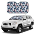 thumbnail image 4 of Bingfone Flowers Car Windshield Sunshade,Sun Foldable Sun Shield Sun Visor for Car - Small, 4 of 8