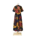 thumbnail image 3 of ZANZEA Dresses for Women Daily Leaves Printed Tank Swing Long Maxi Dress, 3 of 5