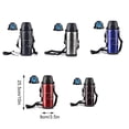 thumbnail image 3 of Naiovety Frasco de vacío de 800ML, botella portátil de gran capacidad, taza aislada de acero inoxidable, tazas para exteriores para oficina en Ropa Deportiva, Zapatos Vino rojo, 3 of 6