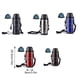 thumbnail image 2 of Soidarity Frasco de vacío de 800ML para exteriores, botella de gran capacidad, taza aislada de acero inoxidable, tazas aislantes para exteriores Ropa Deportiva, Zapatos Color natural, 2 of 6