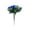 Blue, variant on Artificial Rose Bouquet Faux Silk Flowers in Vase for Wedding Centerpieces Home Office Decor