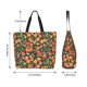 thumbnail image 5 of Balery Fruits Peach Bolsa Tote Estilo Estético con Cremalleras, Bolsa de Hombro, Bolsa de Compras Grande y Plegable, 5 of 8