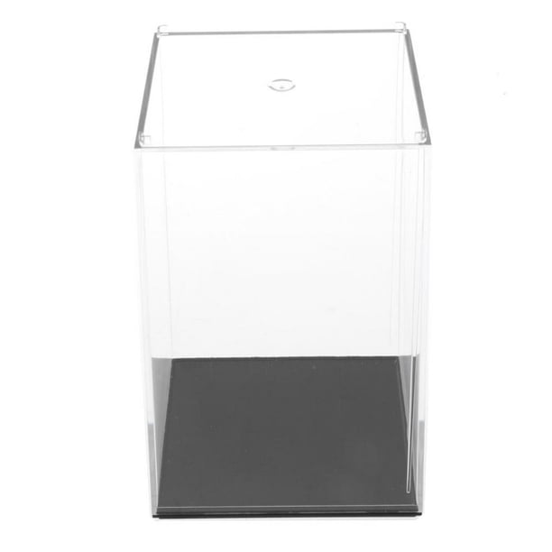 Mostrar estuche contra encimera protección a prueba de polvo Organizador cuadrado Soporte de plástico simple decoración domiciliaria auto-ensamblaje para juguetes Coleccionables 7 * 10 * 7.5 Advancent HA011193-03
