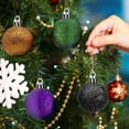 thumbnail image 3 of Nkmbld 24Pcs Halloween Tree Ball Ornaments 2.4 Inch Plastic Hanging Ornament Outdoor Plastic Decorations Ball with Loop for Halloween Party Supplies, 3 of 8