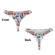 thumbnail image 3 of Fotbe London Symbols1 Tanga Sin Costuras para Mujer con Estampado – Panties Invisibles, Transpirables y Cómodos para Uso Diario-XX-Large, 3 of 6