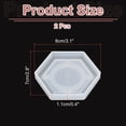 thumbnail image 2 of Uxcell 2 Pcs Moldes de Silicona para Posavasos en Forma de Nube Grande para Manualidades DIY, 2 of 6