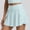 Light Blue, variant on FASHOFT Tennis Skirt For Women Plain Colored Short Sports Skirt With Functional Pockets Anti Chafing For Tennis Running And Gym Wear Womens Athletic Skirts Black
