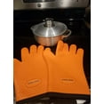 thumbnail image 6 of Dalcrue Supply Orange Silicone Oven Mitts, 2 Count, 6 of 8