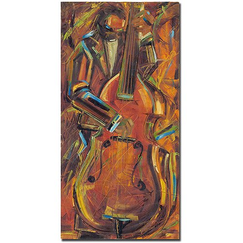 Trademark Art "Jazz I" Canvas Art by Joarez
