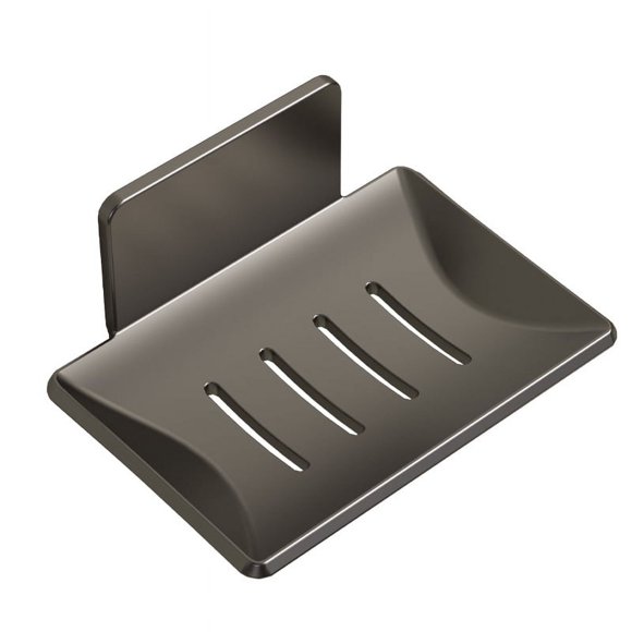 Caja de jabón perforada montada en la pared, estante de almacenamiento de caja de jabón de baño, accesorios de artículos de tocador de baño