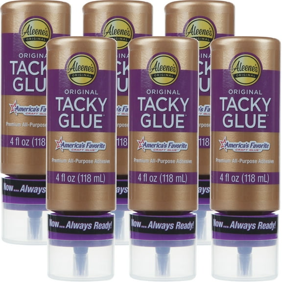 Aleene's Always Ready Original Tacky Glue 4oz,-Multipack Of 6
