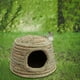 thumbnail image 3 of Refugio de Juego para Conejos: Escondite de Paja Duradero y Cómodo con Juguetes para Masticar - Casa de Mimbre Hecha a Mano, Cama Acolchada Estable Grande, 3 of 8