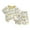 Yellow, variant on YunPes Children's Leisure Sports Suit Spring Summer and Autumn Comfortable and Fashionable Short Sleeved T Shorts Two Piece Suit