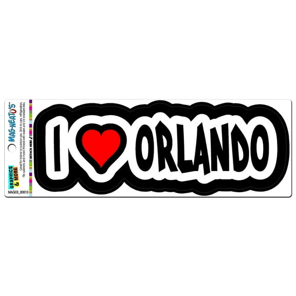 I Love Heart Orlando - Florida MAG-NEATO'S(TM) Car/Refrigerator Magnet
