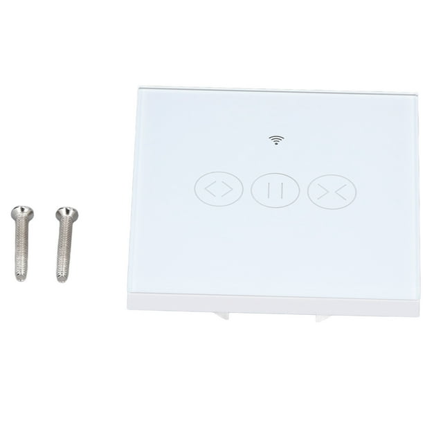 Curtain Switch, Timing Smart Curtain Switch 30m Range EU Plug 90-250V Stable for Household White,Black