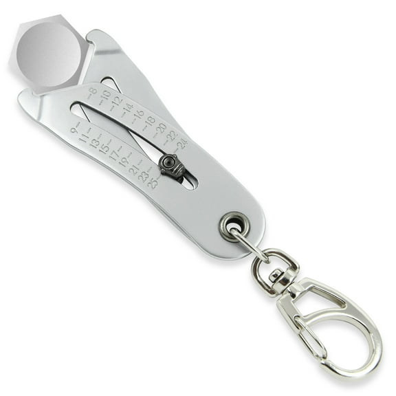 Tradespro Nut and Bolt Head Sizer, Gauge 5/16" – 1" and 8mm – 25mm - 837999