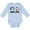 AE-Light Blue, variant on Inktastic Go, Mexico- Soccer, Football Boys or Girls Long Sleeve Baby Bodysuit
