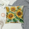 thumbnail image 2 of Chilfamy  Sunflower Home Sweet Home Bless This Home Summer Throw Pillow Covers,Yellow Cushion Case for Sofa Couch 24x24in, 2 of 5