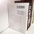 thumbnail image 4 of Acrylic Book Ends - Clear, Decorative, Non-skid (2 pieces, Large), 4 of 5