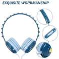 thumbnail image 1 of TEHAUX Écouteurs Fille Casque Enfants Vert ABS Microphone Intégré pour Activités Intérieures Lot de 1 Rentrée Scolaire, 1 of 8