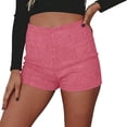 thumbnail image 2 of Sparkly Rhinestone Shorts for Women Summer Casual High Waisted Slim Fit Hot Shorts Night Party Dance Clubwear, 2 of 6
