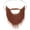 Brown, variant on Dress Up America Fake Beard Costume - Costume Beard and Mustache - 7" Long - One Size Black