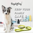 thumbnail image 4 of Heavy Duty Reflective Dog Collar \u Adjustable and with Durable Metal Buckle and Rings Odor chew Dog Collar for Small Medium and Large Dogs (Large Pink), 4 of 9