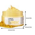 thumbnail image 3 of Fiudx Ofertas Y Liquidación Mascarilla Nutritiva De Cúrcuma Control De Aceite Mascarilla Facial De Barro Con Arcillas De Cúrcuma, 3 of 6