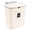Beige, variant on 2.4 Gallon Beige Mountable Indoor Outdoor Trash Can For Countertop, Under Sink, or Wall Mount