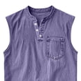 thumbnail image 4 of Short Sleeve T Shirt For Men Round Neck Pocket Relaxed Fit Summer Casual Wear Versatile Lightweight Comfortable Top, 4 of 4