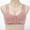 Pink#3, variant on Lastesso Daisy Bra for Seniors, Womens Bras Comfortable No Underwire Front Closure Bra Crop Top Push up Full Coverage Bralette