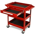 thumbnail image 4 of Three Tray Rolling Tool Cart Mechanic Cabinet Storage ToolBox Organizer w/Drawer,Jikkolumlukka, 4 of 4