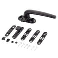 thumbnail image 4 of Universal Casement Locking Handle, Aluminum Alloy, Window Hardware handle for door with Lock Handle Window Handles for Double Glazing Door Right Black, 4 of 8