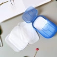 thumbnail image 3 of Thinsony 20pcs/Box Disposable Soap Paper Flakes Washing Cleaning Hand Bath Travel Scented Slice Sheets, 3 of 8