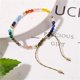 thumbnail image 2 of Pulseras de Piedra Natural Pulseras de Cuentas Tejidas a Mano Pulseras Trenzadas de Piedra, 2 of 5