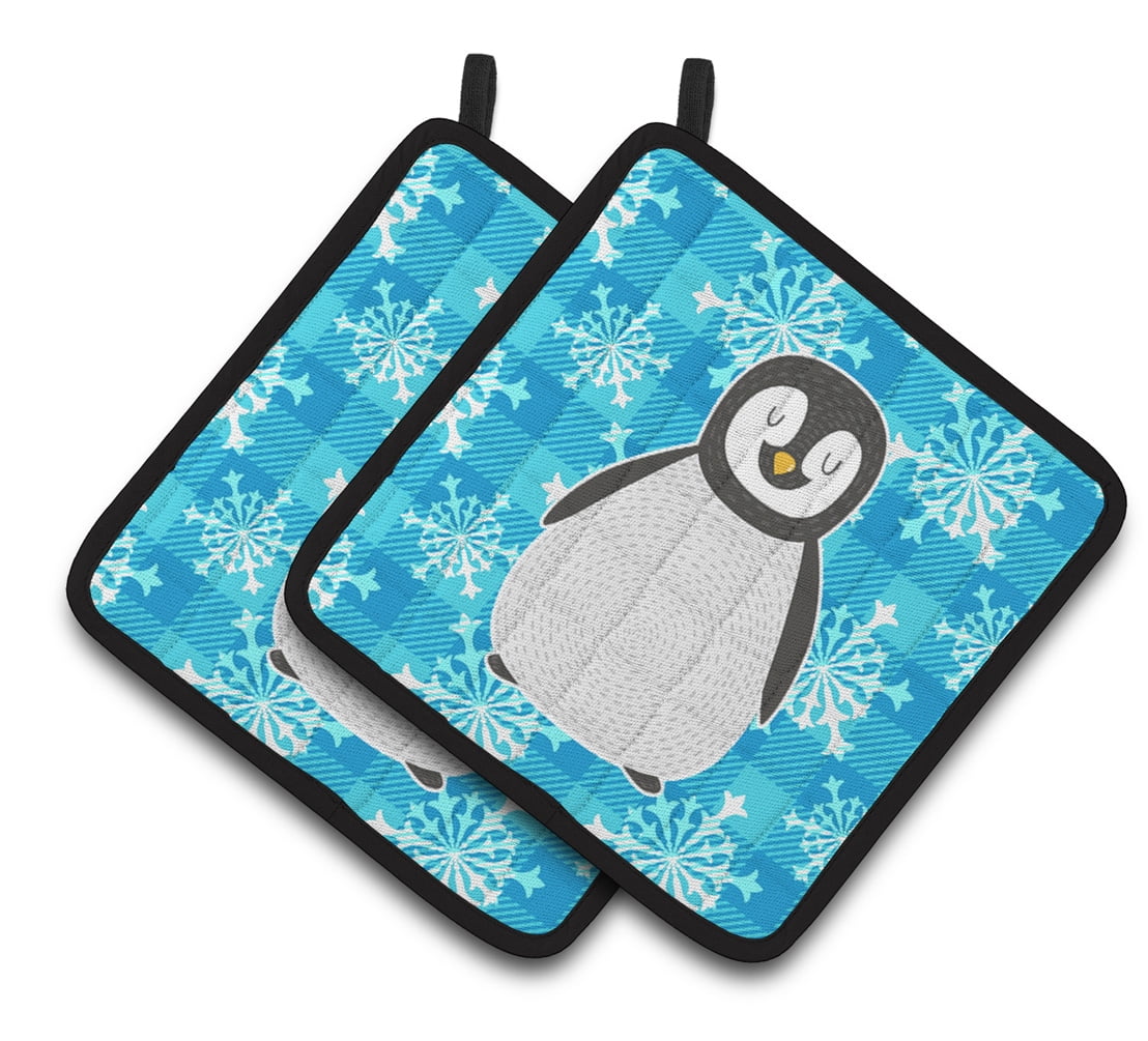 Caroline’s Treasures BlueJay Bundle – Pot Holders & Garden Flag Set, Home Decor Gift