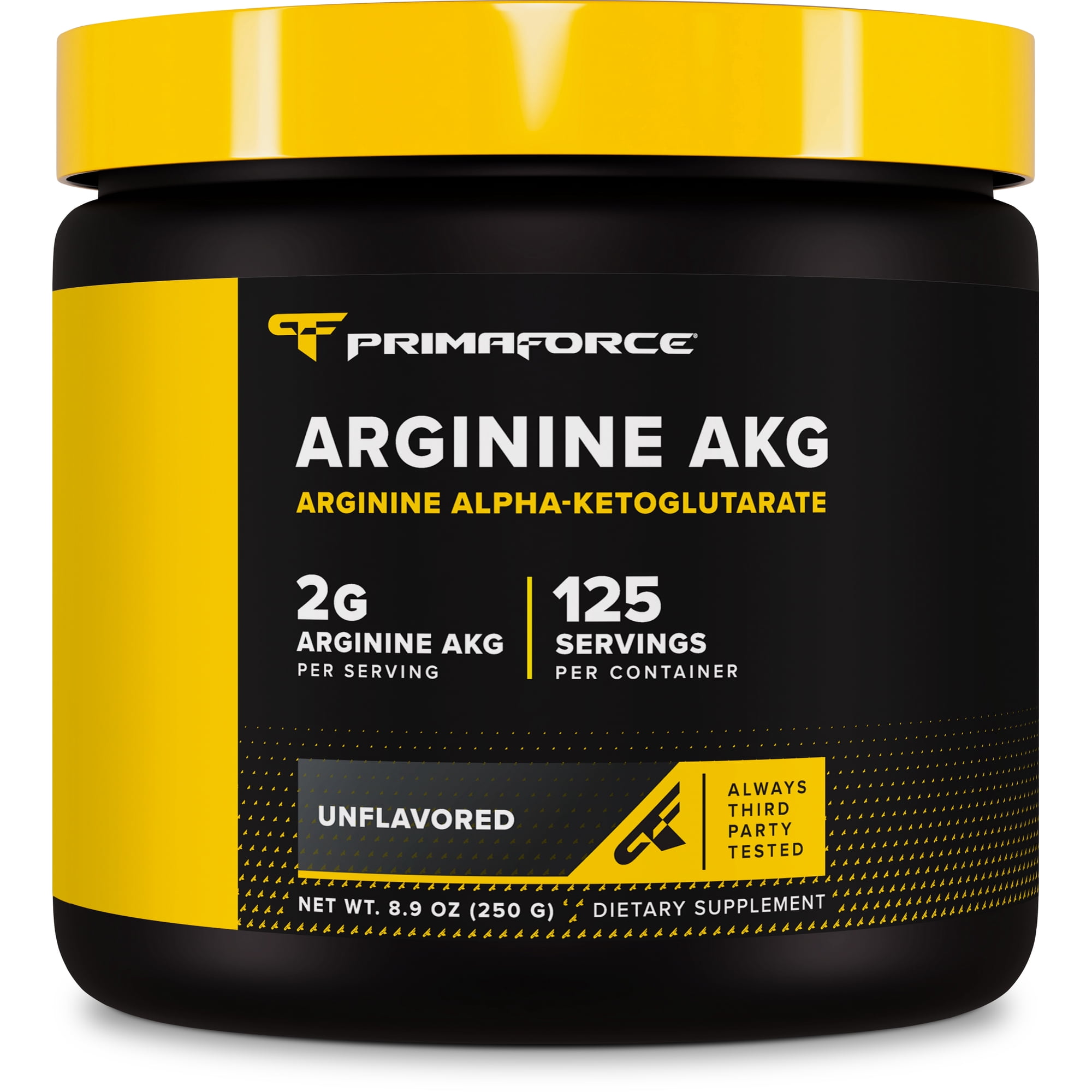 PrimaForce AAKG Arginine Powder, 250 Grams - Premium Workout Supplement