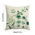 thumbnail image 4 of Pillow Covers Decorative 26x26 Leaf Print Pillow Decoration Sofa Bed Headrest Pillow Cover Suitable For Living Room Bedroom Office, 4 of 7