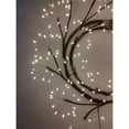 thumbnail image 2 of Hi-Line Gift Ltd. 24in LED Christmas Wreath Brown Indoor Hanging Holiday Decor, 2 of 6