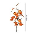 thumbnail image 3 of Décorations d'Halloween Extérieures Fausse Feuille d'Érable Citrouille Décor Accent de Récolte de l'Action de Grâce Décorations d'Halloween pour Maison, 3 of 6