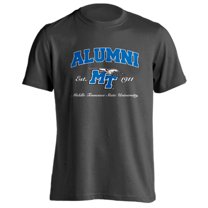Middle Tennessee State University Blue Raiders Alumni Proud Graduate Short Sleeve T-Shirt