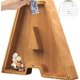 thumbnail image 1 of Alcancía para niños, niñas, grande, 26 letras del alfabeto inglés, de madera personalizada, transparente, para ahorrar dinero, texto personalizado, nombre, bricolaje, creativo, 1 of 5