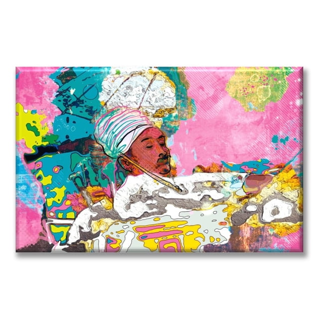 Cuadro Canva Listo Para Colgar Tipo Galería Hombre En Dubai 60X90 cm