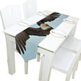 thumbnail image 5 of ColourLife Table Runner American Bald Eagle Washable Table Cloth Runner for Holiday Home Wedding Table Top Decoration 13x70 Inches, 5 of 5
